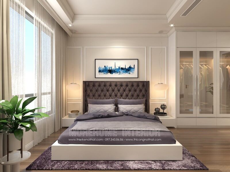 Giường ngủ biệt thự Giường ngủ biệt thự